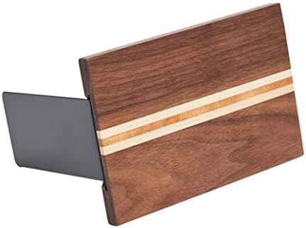 Pandapark Wood Decorative Bookends,Non-Skid Bookend for Shelves,Heavy Duty Bookends,Book Stand for Books/CDs,1 Pair
