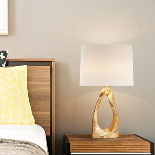 Table lamp Simple Creative Gold Living Room Table Lamp Art Bedside Bedroom Hotel Room Table Lamps (Model-I)