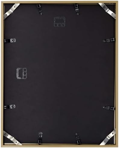 Frametory 12 Pack 11x14 Aluminum Frame with Mat for 8x10 Photo, Gold