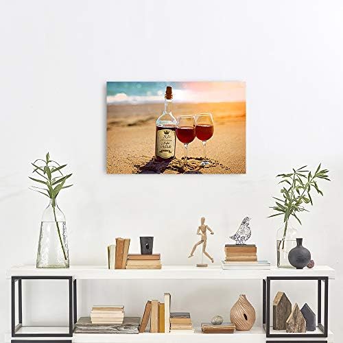 Taste Love with the Lover Personalized Canvas Prints Artwork with Couple's Names and Date on,Perfect Love Gift for Anniversary,Wedding,Birthday and Holidays.30x20 inches