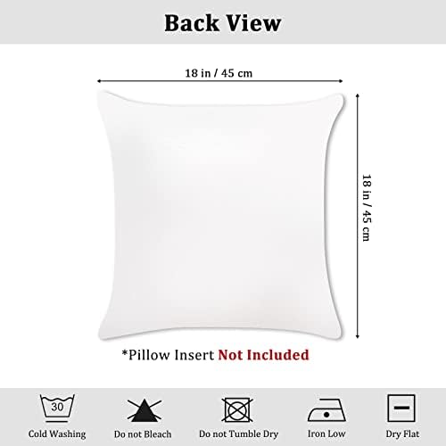 Bonhause Spring Summer Blue Bird Floral Throw Pillow Covers 18 x 18 Inch Flowers Leaves Branch Home Sweet Home Soft Velvet Decorative Cushion Case for Outdoor Patio Sofa Couch Set of 4