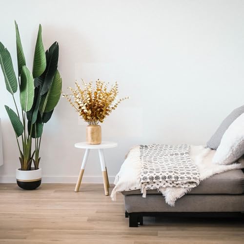 120 Pcs Gold Eucalyptus Stems