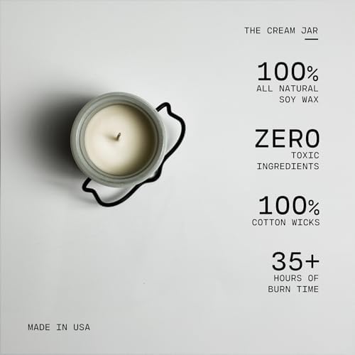 Milkhouse Very Vanilla Scented Soy Candle, 5 oz Cream Jar, 35+ Hr Burn