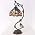 WERFACTORY Tiffany Lamp Stained Glass Table Lamp Dragonfly Style Desk Light
