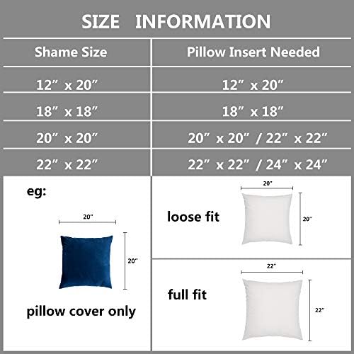 Stellhome Super Soft Velvet Pillow Covers Square Decorative Pillowcase for Bed Couch Sofa Bench, 18 x 18 inch (45 cm), Navy Blue, Pack of 2