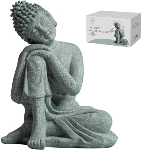 Little Buddah Statue for Home Indoor Aquarium,Meditation Sitting Buddha