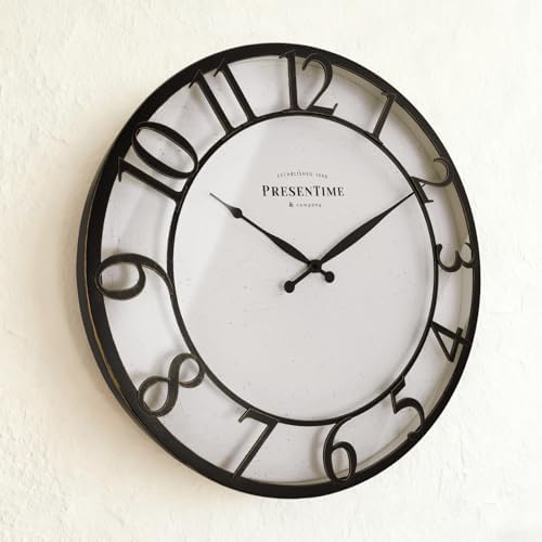 Presentime 21" Farmhouse Series Wall Clock