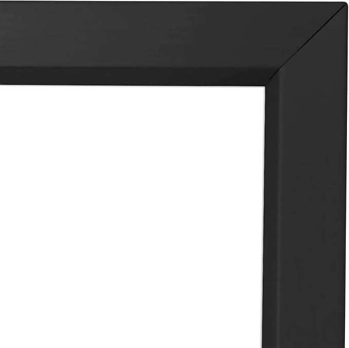 Golden State Art 7 Pack Aluminum Frames, Includes 5x7 8x10 11x12, Black | Shatter-resistant Glass, Assorted Sizes: One 11x14, Two 8x10, Four 5x7, Horizontal/Vertical Wall Mount & Tabletop Display
