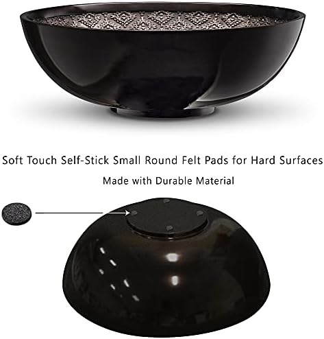 Creative Scents Dublin Brown Decorative Bowl with Orbs Set - Centerpiece Table Decorations - Coffee Table Decor - Home Decorations for Living Room Decor, Table Centerpieces for Dining Room Table