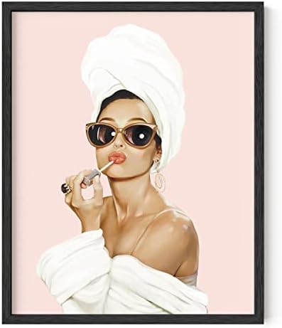 HAUS AND HUES Famous Female Wall Decor - Famous Hollywood Artist Pictures for Wall, Vanity Room Wall Art (Unframed, 16x20)