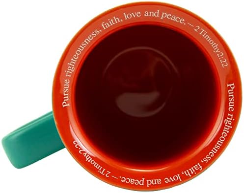Woman of Faith Mug and Lid/Coaster Set, Christian Gifts for Women, 14-ounces, Microwave and Dishwasher Safe, by Abbey & CA Gift