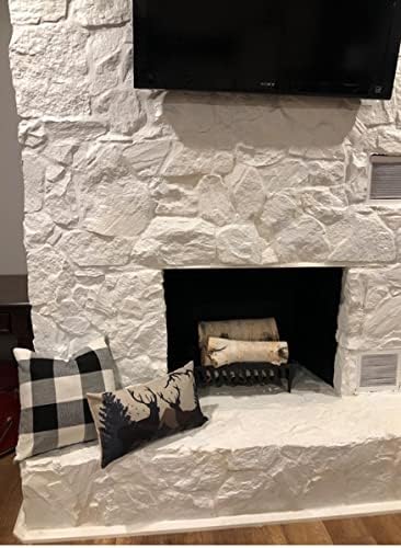 VAKADO Buffalo Plaid Throw Pillow Covers 22x22 Set of 2, Black & White | Buffalo check polyester, hidden zipper. Farmhouse gingham decor for porch, patio, outdoor & classroom. Machine washable.