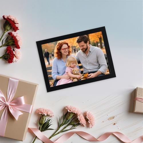 Giftgarden 5x7 Picture Frame Black Set of 16, Lightweight 5 by 7 Photo Frames Bulk for Family, Office, Living room Wall Hanging and Tabletop Display