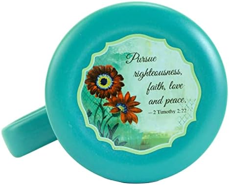 Abbey + CA Gift Woman of Faith Mug and Lid/Coaster Set, Christian Gifts for Women, 14-ounces, Microwave and Dishwasher Safe (Pack of 12)