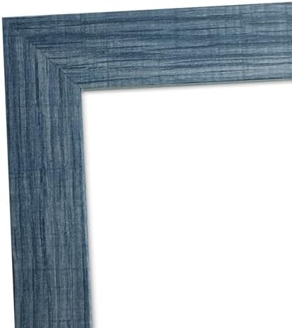 Frametory 2 Pack 16x20 Blue Picture Frame with Real Glass Mat for 11x14