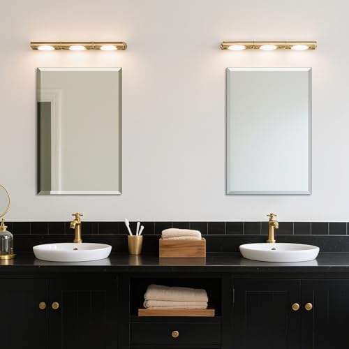 Bathroom Mirror for Over Sink 24x16 Inch Frameless Wall Mirror Rectangle