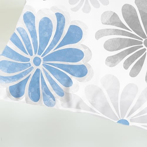 CaliTime Decorative Couch Throw Pillow Covers, 20 X 12 Inches, Blue Grey