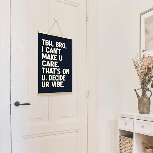 CGBHW Funny Classroom Poster Hanger Frame 12x16 Inch Purplish Blue, Classroom Must Haves Posters Wall Art Hanging Decor for Middle School Math Classroom Kids Room,Gifts for English Teacher Teens