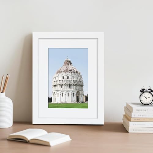 Picrit 6x8 Picture Frame Set of 12, Modern Gallery Wall Frames, White