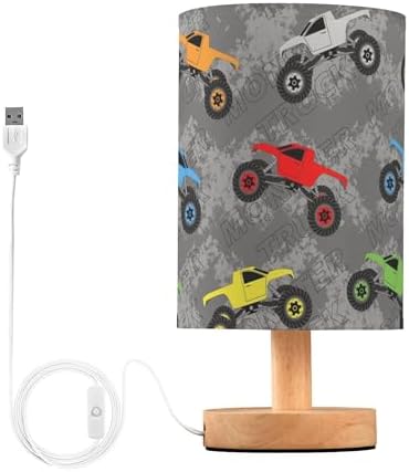 Monster Truck LED Table Lamp with USB Port