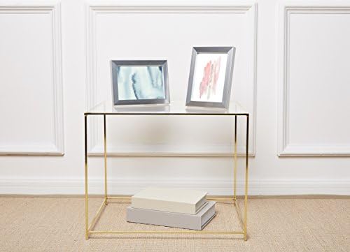 Amazon Basics Rectangular Photo Picture Frame Set, 5" x 7", Wall Hanging or Tabletop Display, Real Glass, Nickel, 2-Pack