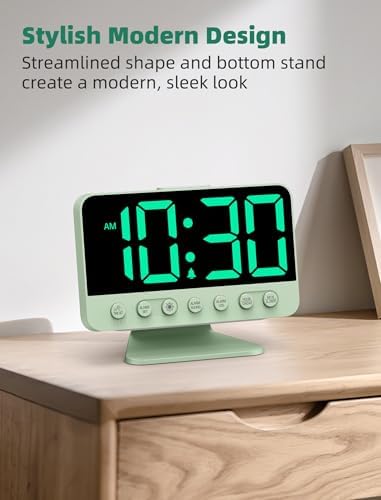 Odokee Digital Alarm Clocks for Bedrooms with Large Bold Number