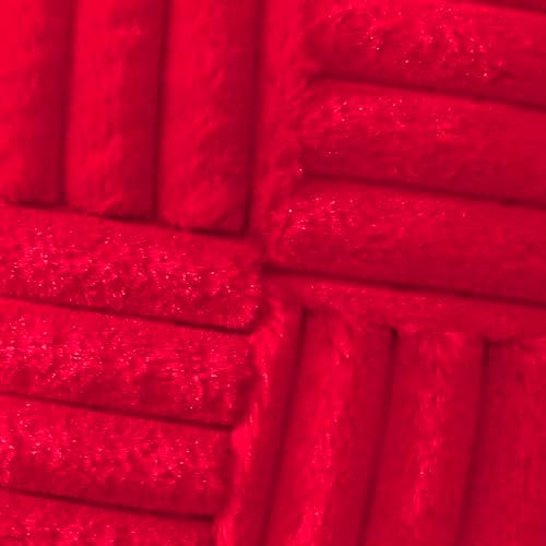 All Smiles Red Christmas Decorative Throw Pillow Covers 16x16 Set of 2