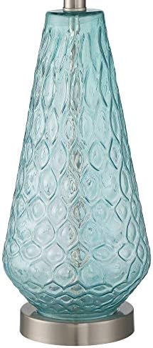 360 Lighting Dylan 27 1/2" Tall Table Lamps Set of 2 Blue Glass Coastal