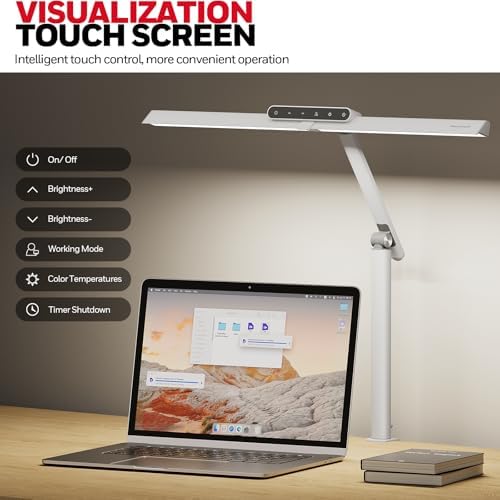 Honeywell HJ1 Sunturalux LED Clamp Desk Lamp 1200LM for Computer