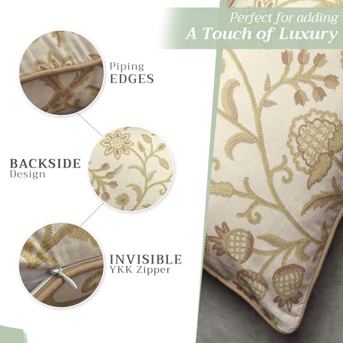 Maison d' Hermine Throw Pillow Covers 100% Cotton (18" x 18" - Pack of 1)