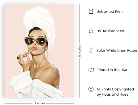 HAUS AND HUES Audrey Hepburn Wall Art Audrey Hepburn Poster Hollywood Wall Art and Decor, Fashion Wall Decor, Vintage Posters (12" x 16" Unframed)