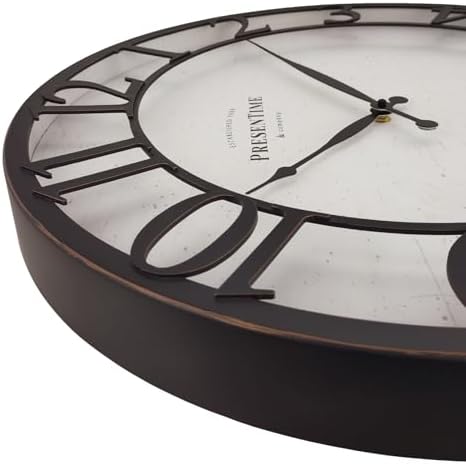 Presentime 21" Farmhouse Series Wall Clock