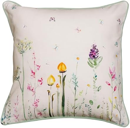 Maison d' Hermine Throw Pillow Covers 100% Cotton (18" x 18" - Pack of 1)