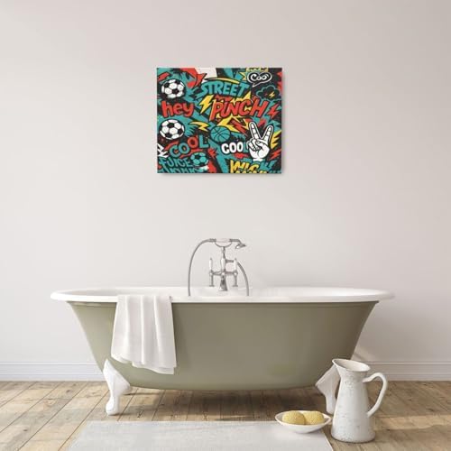 Jesus with Lamb Wall Art Jesus and Lamb Wall Decor Pictures Religious Christian Canvas Prints Painting God Faith Artwork Give it to God and Go to Sleep Decoration for Bedroom Framed Gifts 20"x24"