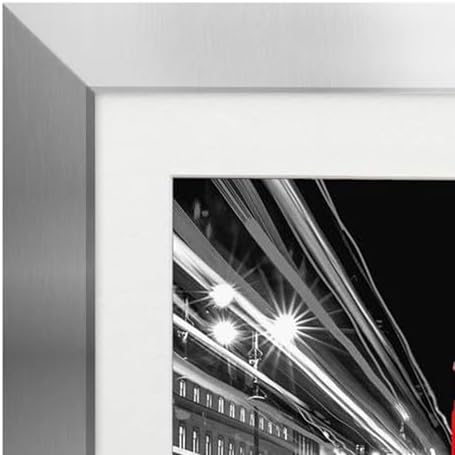 Americanflat 11x14 Picture Frame 2-Pack - Matted to 8x10 - Silver