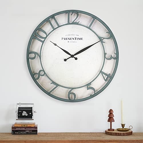 Presentime 21" Farmhouse Series Wall Clock