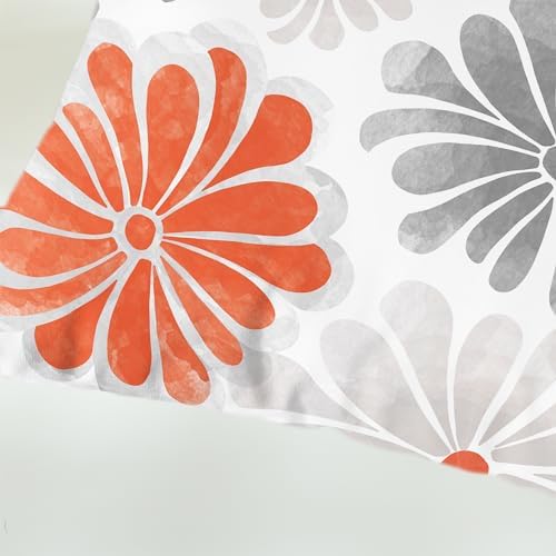 CaliTime Decorative Couch Throw Pillow Covers, 22 X 22 Inches, Living Coral