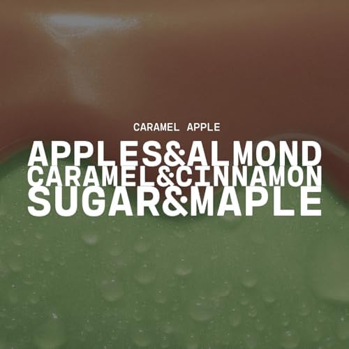 Milkhouse Caramel Apple Soy Candle, 16 oz Butter Jar, 65+ Hr Burn