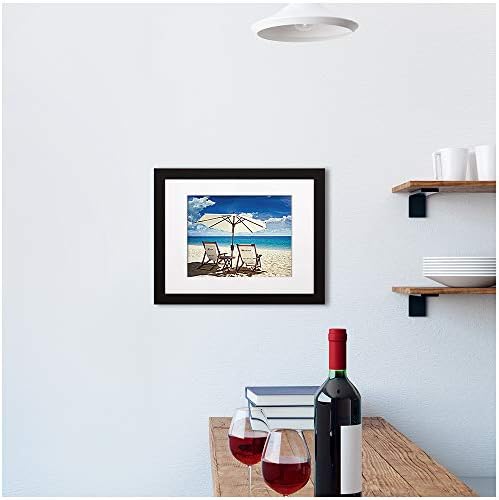 A&T ARTWORK Forever Love Personalized Photo Prints Gift Couple's Names and the Special Date Gift for Anniversary,Valentine's day,Wedding 14x11 inches & D-Mats UNFRAMED