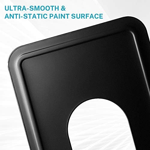 MaxGear 8.5 in Extra Large Heavy Duty Metal Book Ends, Bookends for Shelves