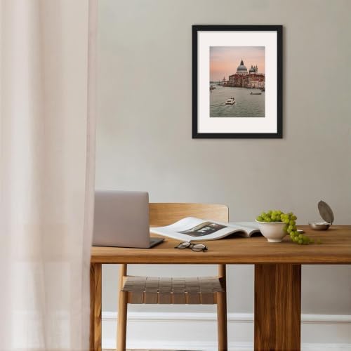 Vittanly 11x14 Picture Frames Set of 5, Wall Gallery Photo Frames, Black