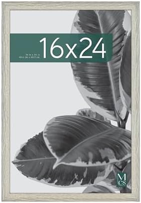 MCS Studio Gallery Poster Frame, 16x24, Gray Woodgrain