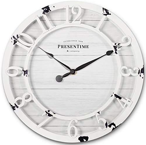 Presentime 10" Farmhouse Series Wall Clock