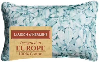 Maison d' Hermine Throw Pillow Covers 100% Cotton (12" x 20" - Pack of 1)
