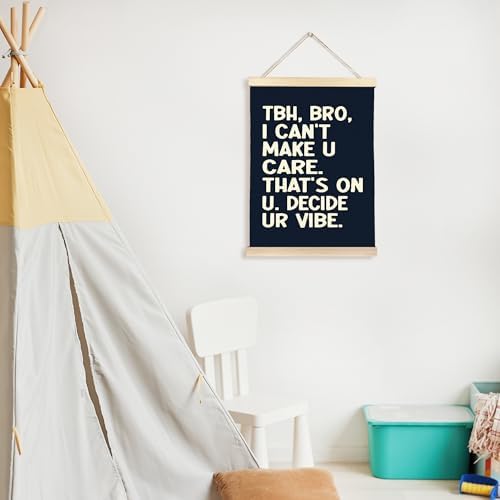 CGBHW Funny Classroom Poster Hanger Frame 12x16 Inch Purplish Blue, Classroom Must Haves Posters Wall Art Hanging Decor for Middle School Math Classroom Kids Room,Gifts for English Teacher Teens