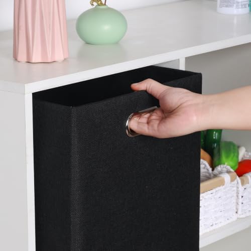 13x13 Storage Cubes Basket Containers for Shelf Cabinet Bookcase Boxes
