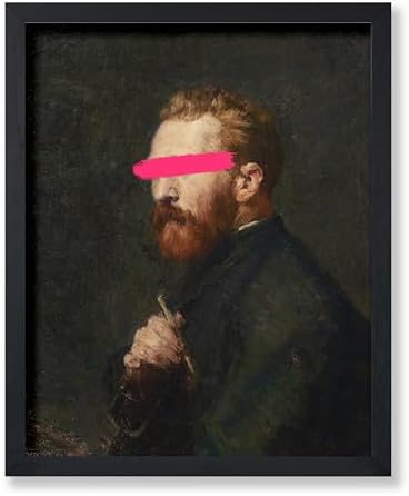 Poster Master Baroque Print - Portrait of Vincent van Gogh Painting Poster - Altered & Pop Art - Housewarming Gift for Men & Women - Great Decor for Bedroom or Living Room - 18x24 Unframed Wall Art