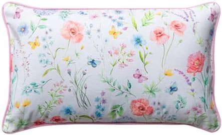Maison d' Hermine Throw Pillow Covers 100% Cotton (12" x 20" - Pack of 1)