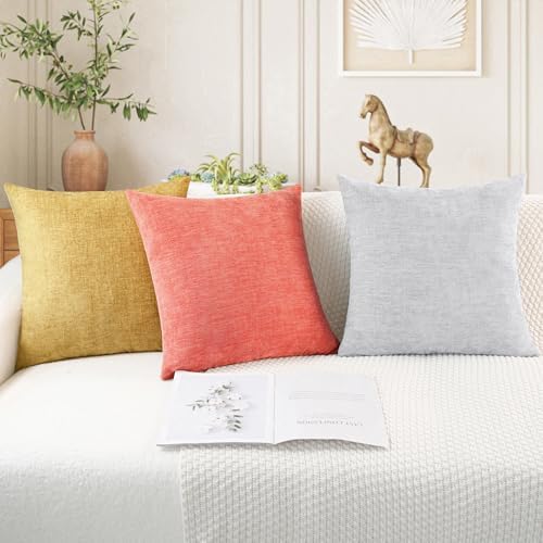CaliTime Decorative Couch Throw Pillow Covers 26 X 16 Inches Living Coral