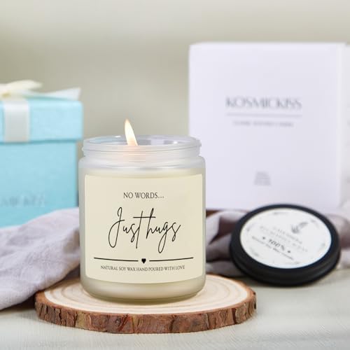 Sympathy Gifts for Loss of Loved One, 9 OZ Soy Wax Candle Memorial Gifts